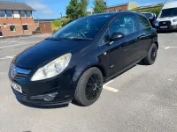 Used Vauxhall Corsa Club 2008 Black Hatchback