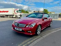 Used Mercedes E350 2011 Red Cabriolet
