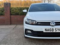 Used VW Polo R-line 115 HP (84 kW) 2018 White Hatchback