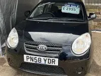 Used Kia Picanto 64 HP (47 kW) 2008 Black Hatchback