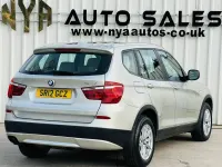 Begagnad BMW X3 184 HK (135 kW) 2012 Silver SUV