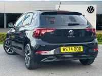 Used VW Polo Match 95 HP (69 kW) 2024 Black Hatchback
