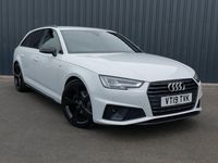 Used Audi A4 Black Edition 150 HP (110 kW) 2019 White Estate