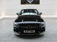 Used Mercedes C220 AMG line 170 HP (125 kW) 2016 Blue Cabriolet