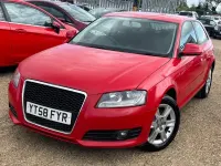 Begagnad Audi A3 Sport 160 HK (117 kW) 2008 Röd Halvkombi