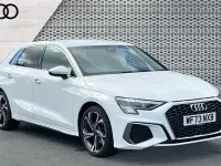 Used Audi A3 S-Line 150 HP (110 kW) 2023 White Sedan