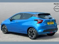 Used Nissan Micra Acenta 92 HP (67 kW) 2021 Blue Hatchback