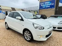 Used Mitsubishi Mirage 79 HP (58 kW) 2015 White Hatchback