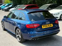 Used Audi A4 Black Edition 177 HP (130 kW) 2014 Blue Estate