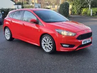 Used Ford Focus ST-Line 140 HP (102 kW) 2018 Red Hatchback