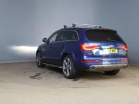Begagnad Audi Q7 S-Line 245 HK (180 kW) 2014 Blå SUV