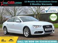 Used Audi A5 Sportback Business 2015 White Hatchback
