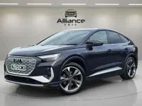 Used Audi Q4 Sportback e-tron S-Line 125 kW (170 HP) 2022 Purple SUV
