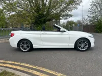 Used BMW 218 Sport Line 2018 White Cabriolet