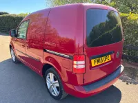 Used VW Caddy Highline 102 HP (75 kW) 2015 Red MPV
