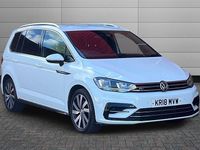 Used VW Touran R-line 150 HP (110 kW) 2018 Pure white MPV