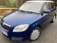 Used Skoda Fabia 60 HP (44 kW) 2008 Blue Hatchback