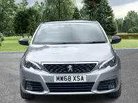 Used Peugeot 308 GT-line 130 HP (95 kW) 2019 Grey Hatchback