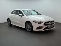 Used Mercedes A200 AMG line 150 HP (110 kW) 2019 White Hatchback