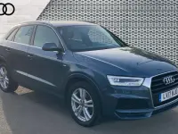Used Audi Q3 S-Line 150 HP (110 kW) 2017 Blue SUV