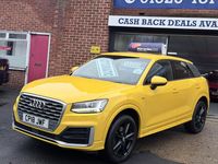 Begagnad Audi Q2 S-Line 150 HK (110 kW) 2018 Gul SUV