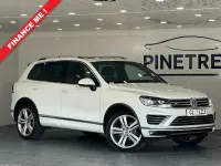 Used VW Touareg R-line Plus 262 HP (192 kW) 2017 White SUV