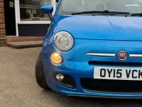 Used Fiat 500 S 69 HP (50 kW) 2015 Blue Hatchback