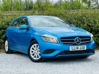 Used Mercedes A180 SE 120 HP (88 kW) 2014 Blue Hatchback