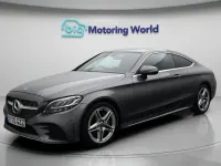 Used Mercedes C200 AMG line 198 HP (145 kW) 2020 Grey Coupe