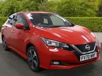 Second-hand Nissan Leaf S 160 kW (218 CP) 2020 Roșu Hatchback