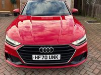 Used Audi A7 Sportback S-Line 204 HP (150 kW) 2020 Red Hatchback