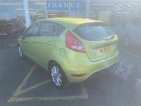Used Ford Fiesta Zetec 96 HP (70 kW) 2011 Green Hatchback