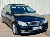 Used Mercedes C220 Elegance 2008 Black Sedan