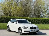 Used BMW 116 Sport Line 2014 White Hatchback