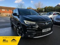 Used Vauxhall Grandland X Sport 130 HP (95 kW) 2018 Black SUV