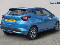 Used Nissan Micra Acenta 101 HP (74 kW) 2019 Blue Hatchback
