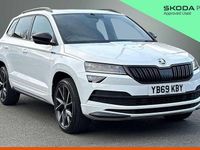 Used Skoda Karoq SportLine 150 HP (110 kW) 2019 White SUV