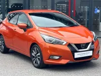 Used Nissan Micra N-Connecta 90 HP (66 kW) 2018 Orange Hatchback