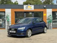 Used Audi A1 S-Line 95 HP (69 kW) 2018 Blue Hatchback