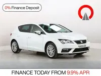 Usata Seat Leon SE Dynamic 130 CV (95 kW) 2020 Bianco Utilitaria