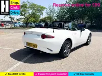 Used Mazda MX5 132 HP (97 kW) 2019 White Cabriolet