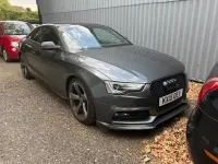 Used Audi A5 Black Edition 241 HP (177 kW) 2015 Grey Coupe