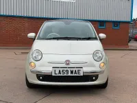 Used Fiat 500 Lounge 69 HP (50 kW) 2013 White Hatchback