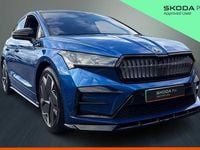 Used Skoda Enyaq iV vRS 219 kW (299 HP) 2022 Blue SUV