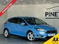 Used Ford Focus Titanium 125 HP (91 kW) 2016 Blue Hatchback