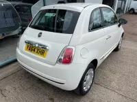 Used Fiat 500 Pop 69 HP (50 kW) 2015 White Hatchback