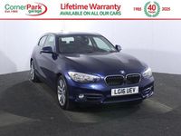 Used BMW 118 Sport Line 136 HP (100 kW) 2016 Blue Hatchback