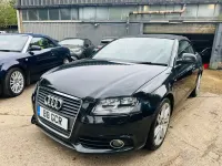 Used Audi A3 Cabriolet S-Line 105 HP (77 kW) 2010 Black Cabriolet