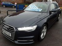Used Audi A6 S-Line 190 HP (139 kW) 2016 Blue Estate