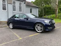 Used Mercedes C220 AMG 2013 Blue Sedan